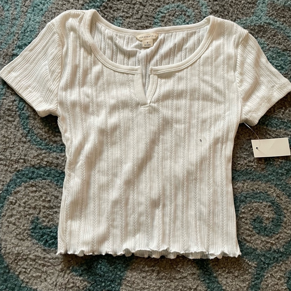 NWT! Ribbed crop top
